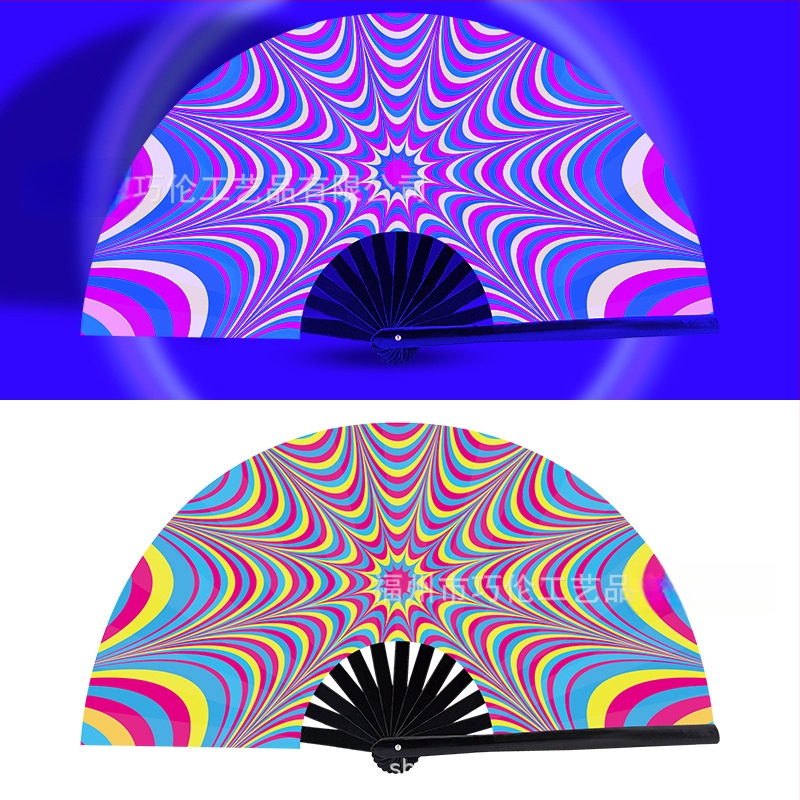 Sklopný bambusový fanúšik, čínskeho štýlu, 13 kostier, na zábavu