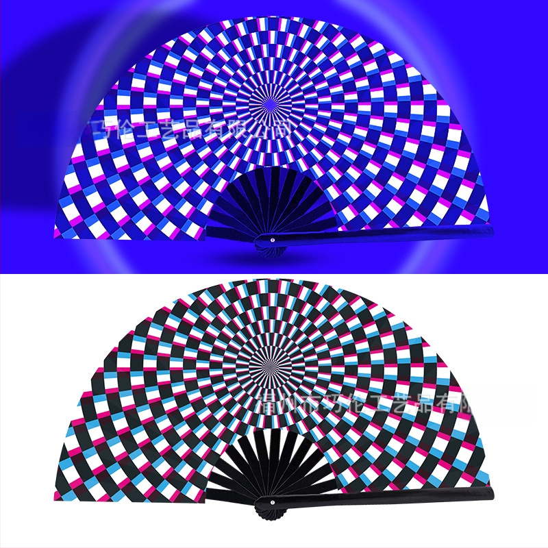 Sklopný bambusový fanúšik, čínskeho štýlu, 13 kostier, na zábavu