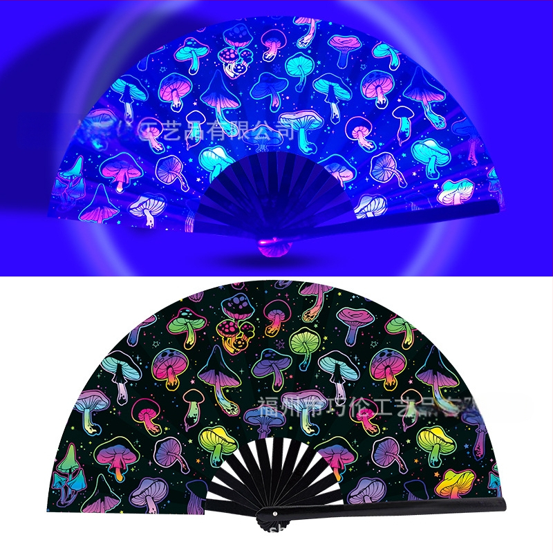 Sklopný bambusový fanúšik, čínskeho štýlu, 13 kostier, na zábavu