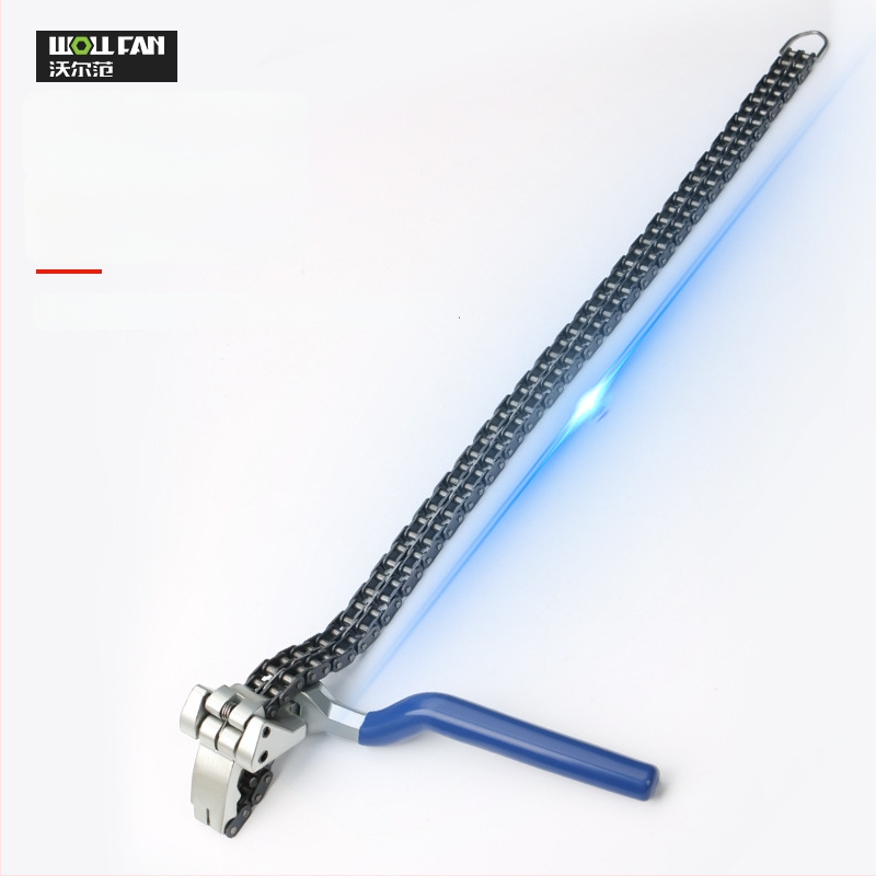 Reťazový kľúč a olejový filter kľúč – nástroj na demontáž filtra – uhlíková oceľ, Značka Other, Hmotnosť Other