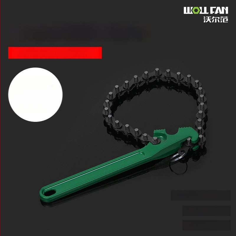 Reťazový kľúč a olejový filter kľúč – nástroj na demontáž filtra – uhlíková oceľ, Značka Other, Hmotnosť Other