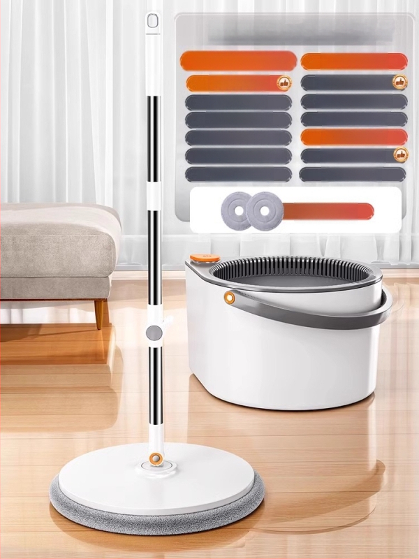 Rotacinis mopas su kibiru, be kontakto valymas didelėms plotmėms (Prekės ženklas: Yi tiao e-commerce firm; Produkto kodas: Ltao1027438238; Importuotas: Ne)