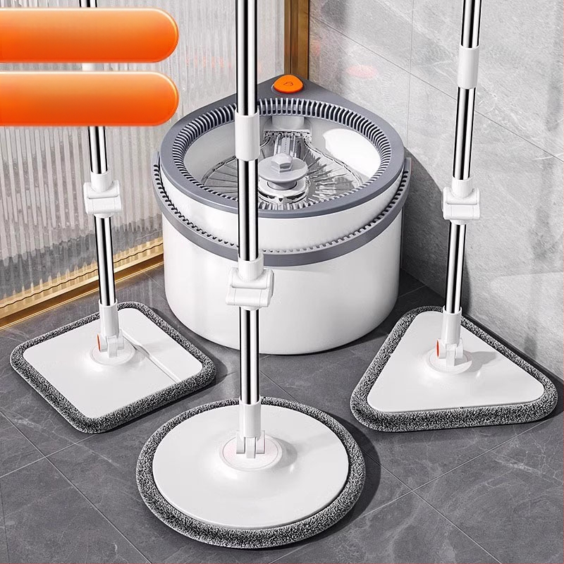 Rotacinis mopas su kibiru, be kontakto valymas didelėms plotmėms (Prekės ženklas: Yi tiao e-commerce firm; Produkto kodas: Ltao1027438238; Importuotas: Ne)