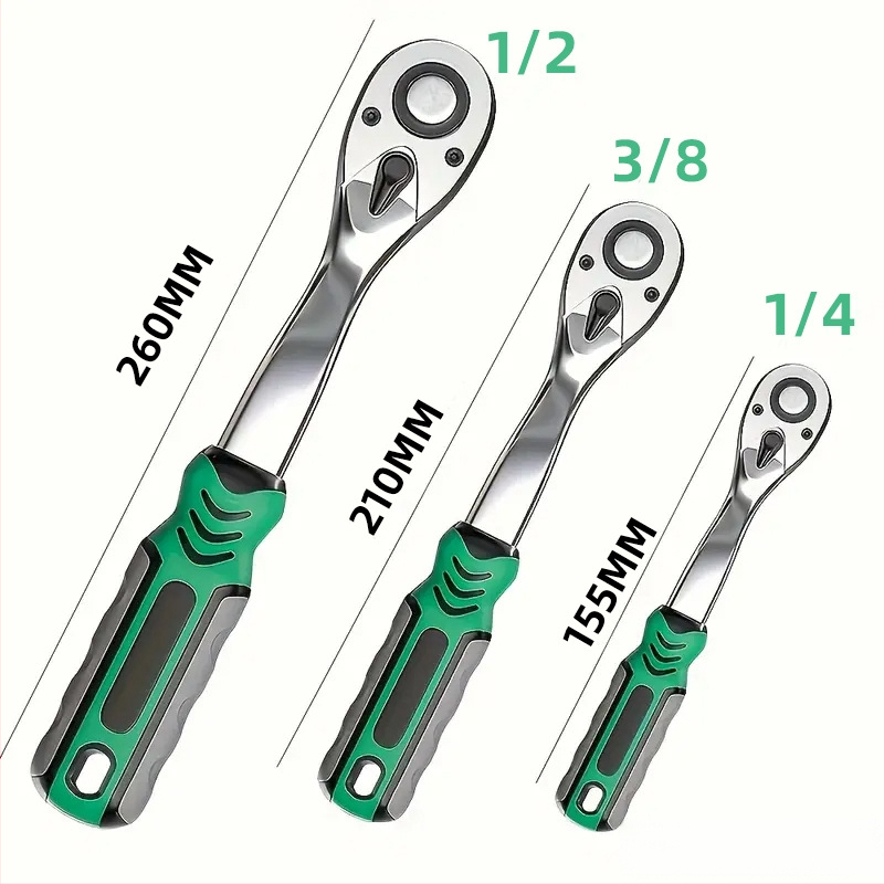 Dvojcestný kľúč s 72 zubami, zahnutou rukoväťou, chrómovaná povrchová úprava, z chróm-vanádiovej ocele