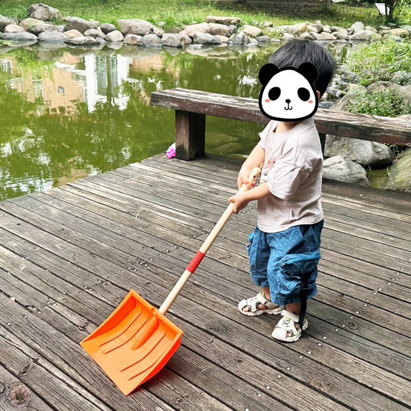 Plastová snehová lopata pre deti — vonkajší odstraňovač snehu s možnosťou prispôsobenia