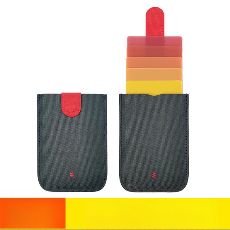 Unisex peňaženka na karty s výsuvnými vrstvami, Oxford látka, streetwear štýl, jar 2024