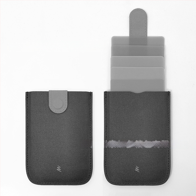 Unisex peňaženka na karty s výsuvnými vrstvami, Oxford látka, streetwear štýl, jar 2024