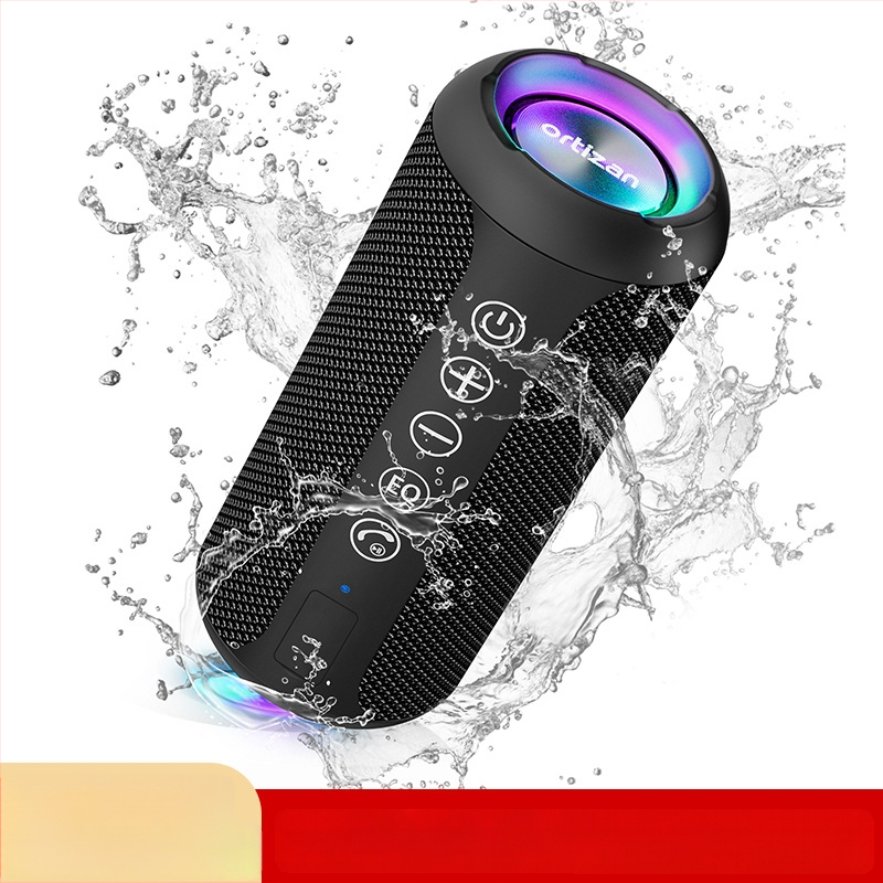 Ortizan X10 Bezvadu Bluetooth Skaļrunis IPX7, 16W, 2 Skaļruņi, Iebūvēta Akumulators 2000-4000mAh, Bluetooth 5.0