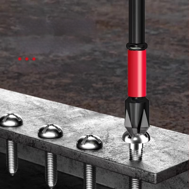 Elektrická skrutkovačka s krížovou hlavou, magnetický prsten z wolframovej ocele, vysoká tvrdosť, protišmykový bit
