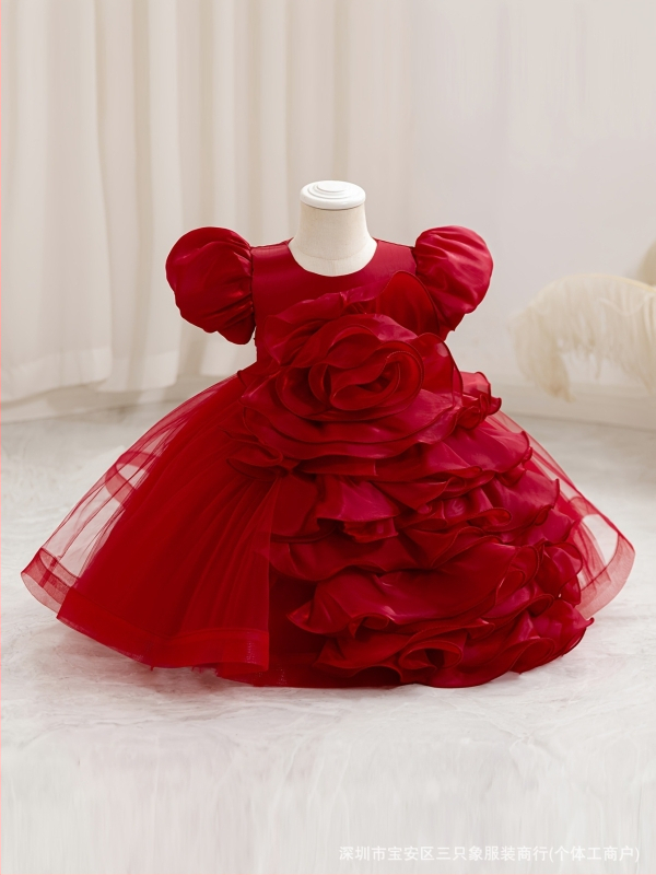 Dievčenské princezné šaty, sieťovinový materiál, hlavný materiál bavlna 95%, podšívka bavlna 20%, štýl: princezná