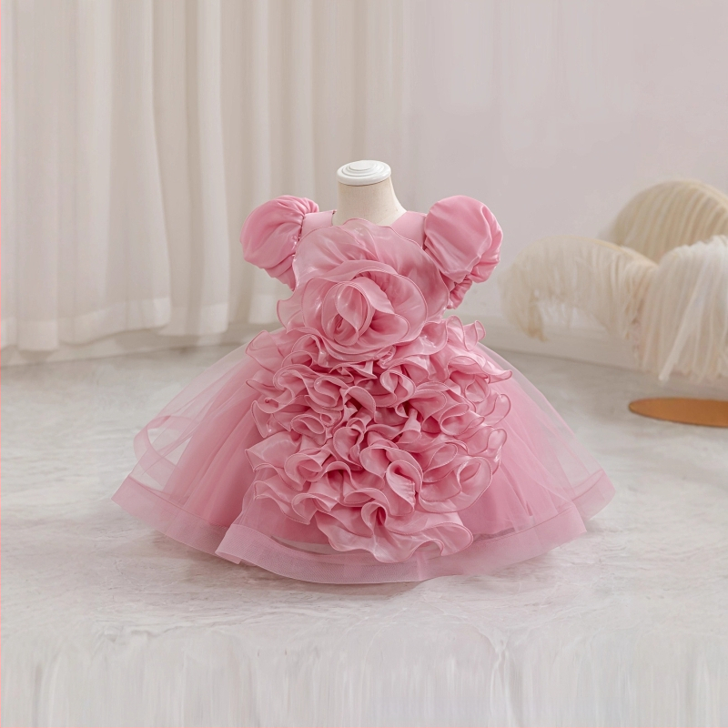 Dievčenské princezné šaty, sieťovinový materiál, hlavný materiál bavlna 95%, podšívka bavlna 20%, štýl: princezná