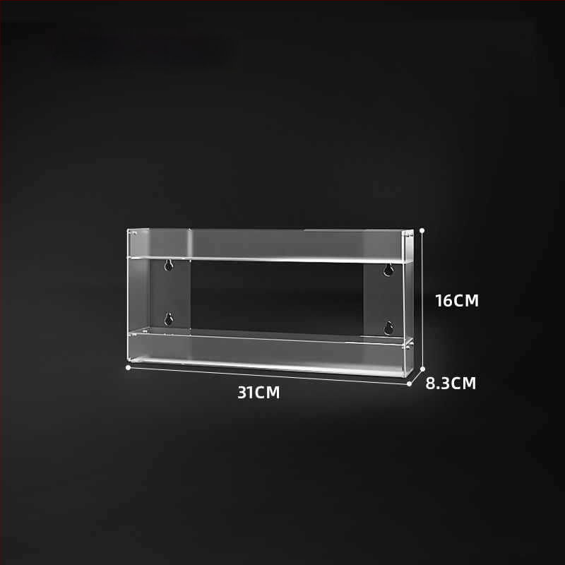 Stenu montovaný stojan na cigarety, viacposchodové skladovanie, z plastu