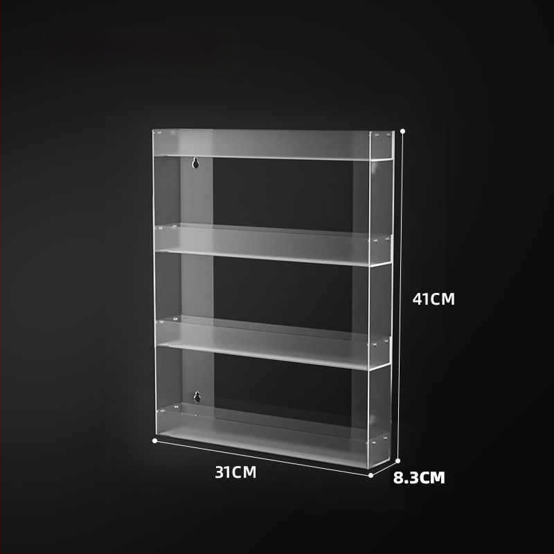 Stenu montovaný stojan na cigarety, viacposchodové skladovanie, z plastu