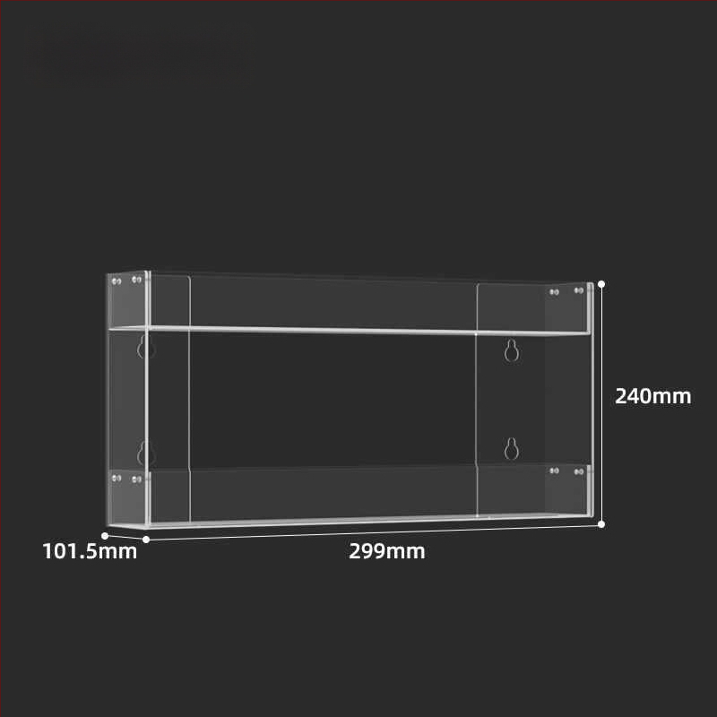 Stenu montovaný stojan na cigarety, viacposchodové skladovanie, z plastu