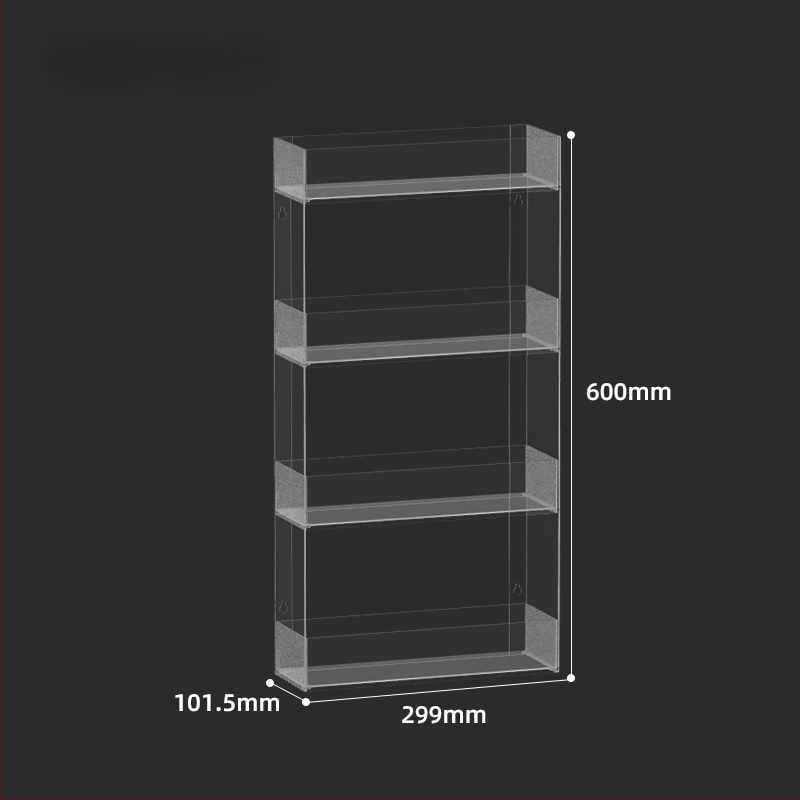 Stenu montovaný stojan na cigarety, viacposchodové skladovanie, z plastu