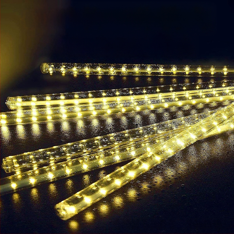 Vonkajšie reťazové svetlá - dizajn meteorického dažďa, 110V, CE, Zhixiao, 744206824179