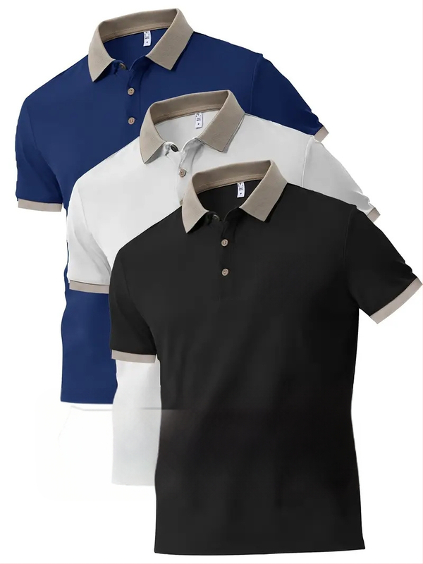 Polo tričko s vlastným tlačeným logom, grafika, krátke rukávy, golier; 96% polyester v zmesi