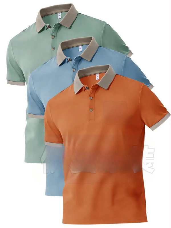 Polo tričko s vlastným tlačeným logom, grafika, krátke rukávy, golier; 96% polyester v zmesi