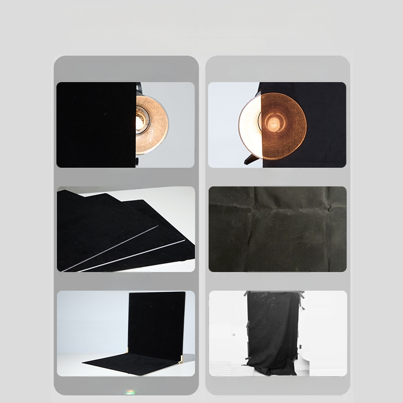 Fono plokštė su veliūrine šviesą sugeriančia medžiaga staliniams nuotraukoms