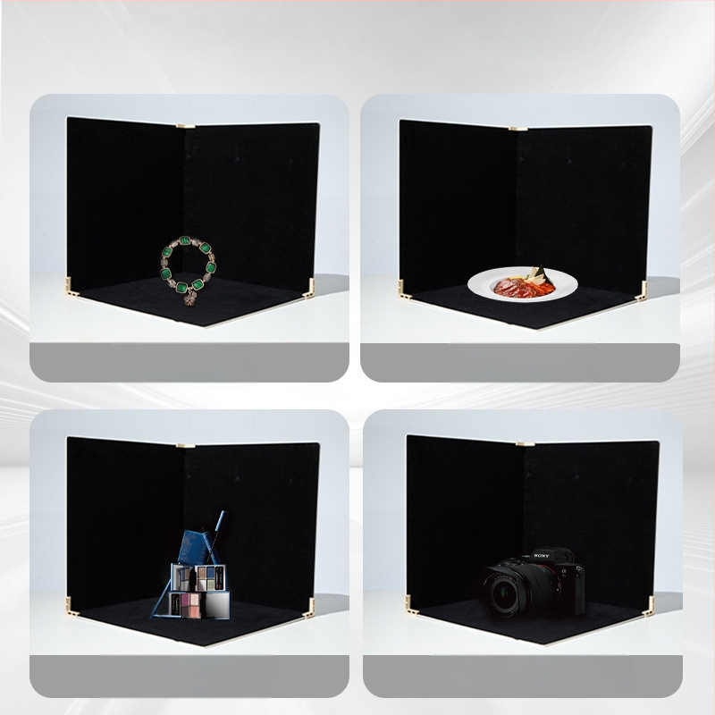 Fono plokštė su veliūrine šviesą sugeriančia medžiaga staliniams nuotraukoms