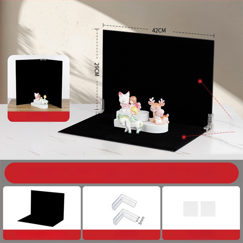 Fono plokštė su veliūrine šviesą sugeriančia medžiaga staliniams nuotraukoms