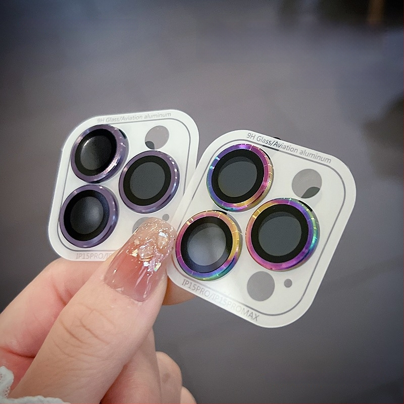 Termiski apstrādāts stikla objektīva aizsargs ar metāla raksta gredzeniem — augsta izšķirtspēja, izturīgs pret triecieniem