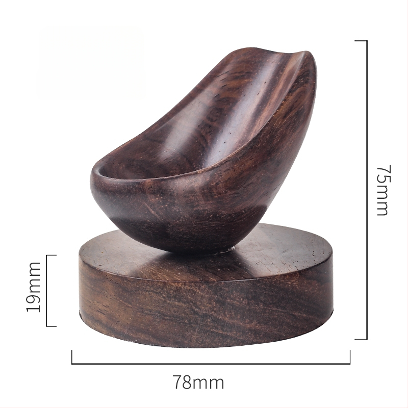 Priehľadný akrylový držiak na fajky pre jednu fajku, jednoprstenná základňa, plastový stojan na prezentáciu