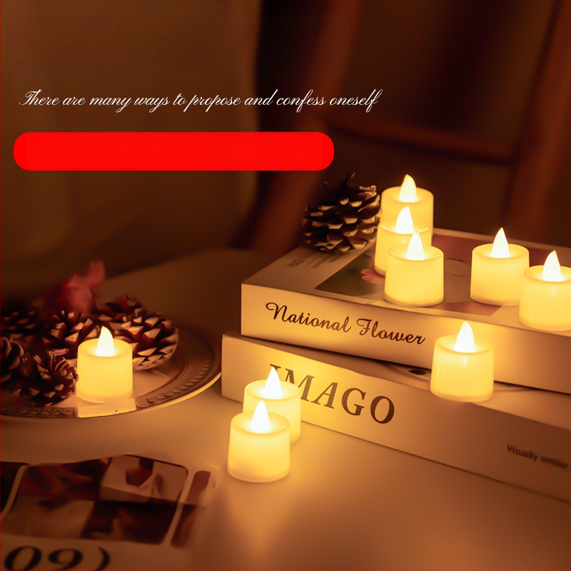 LED sviečka pre aromaterapeutické voskové tablety, vosk zo zmesi sóje (Značka: Iné; Typ: aromaterapeutické voskové tablety; IP: Nie)