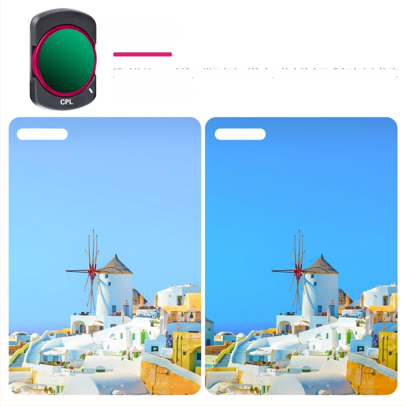 Zomei polarizačný filter pre DJI Osmo Pocket 3 – magnetické rýchle uvoľnenie UV/CPL/ND, optické sklo