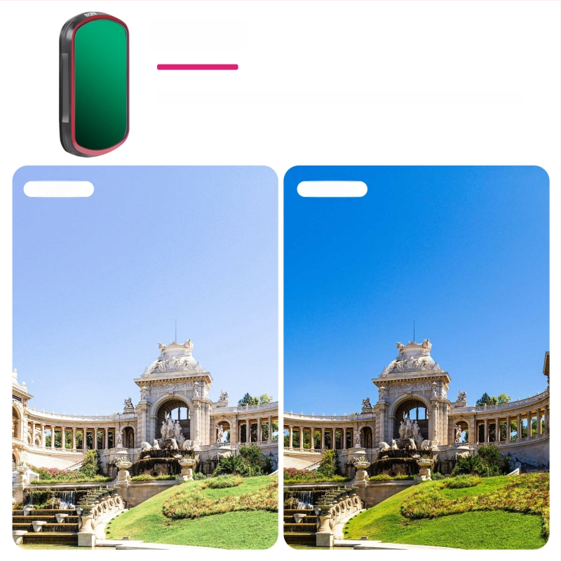 Zomei polarizačný filter pre DJI Osmo Pocket 3 – magnetické rýchle uvoľnenie UV/CPL/ND, optické sklo