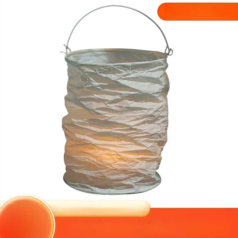 Puston papierový lampión, kruhového tvaru; Materiál: papier; Remeslo: Iné; Štýl: Moderný a minimalistický; Funkcia: DIY