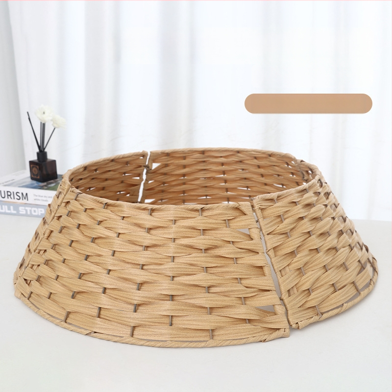 Ručne tkaná vianočná sukňa na stromček, PVC list materiál, americký štýl, kód produktu LQ-0984512, exkluzívny cezhraničný vývoz