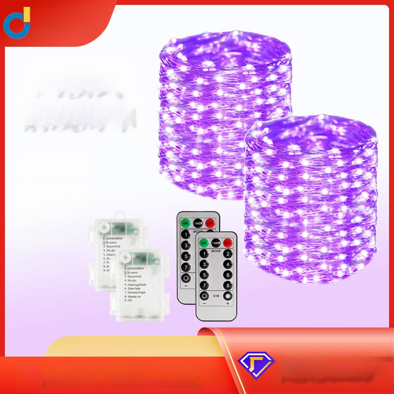 LED modelovacia svetelná šnúra s meďovým drôtom, 8-funkčná batériová skrinka, IP65, stmievateľné, kód 1010