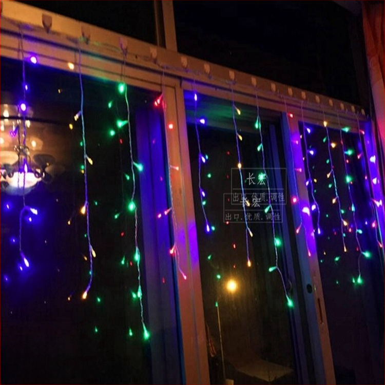 LED hviezdne svetlá na záves s vodopádom – svadobná dekorácia, 110V, CE certifikované, tvar: totem