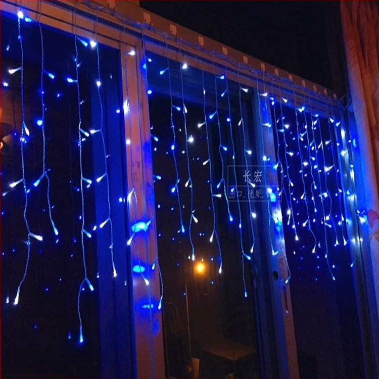 LED hviezdne svetlá na záves s vodopádom – svadobná dekorácia, 110V, CE certifikované, tvar: totem