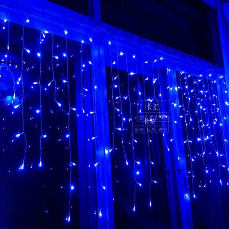 LED hviezdne svetlá na záves s vodopádom – svadobná dekorácia, 110V, CE certifikované, tvar: totem