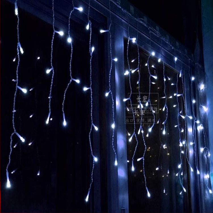 LED hviezdne svetlá na záves s vodopádom – svadobná dekorácia, 110V, CE certifikované, tvar: totem