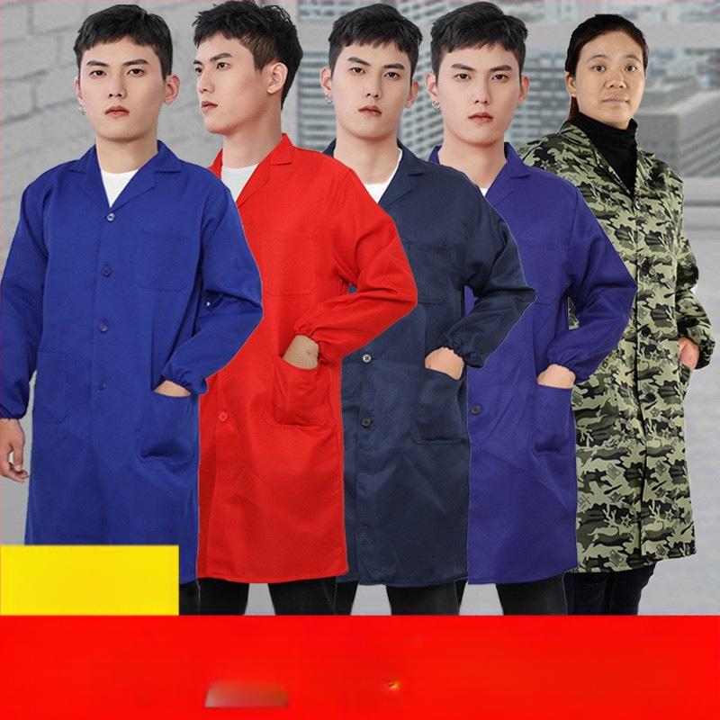 Pánska pracovná bunda s dlhým rukávom, maskovací vzor, štyri sezóny, 100% polyester, zmes chemických vlákien, proti znečisteniu a dekontaminácii