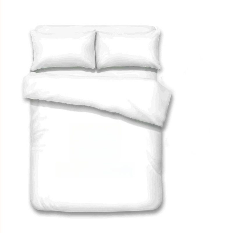 Trojdielny set posteľného prádla s karikatúrnym digitálnym potlačom, materiál: chemické vlákno, gramáž: 800 g