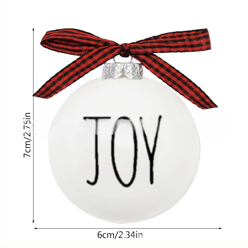 Plastová vianočná guľa ozdoba s mašľou na stromček, 9–12 ks, tlačené, vhodné ako darček