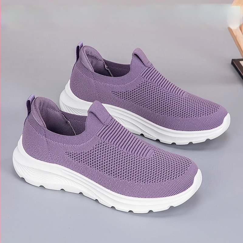 Chôdzové topánky, priedušný sieťovaný vršok; leto; unisex; okrúhla špička; nízky podpätok 1–3 cm