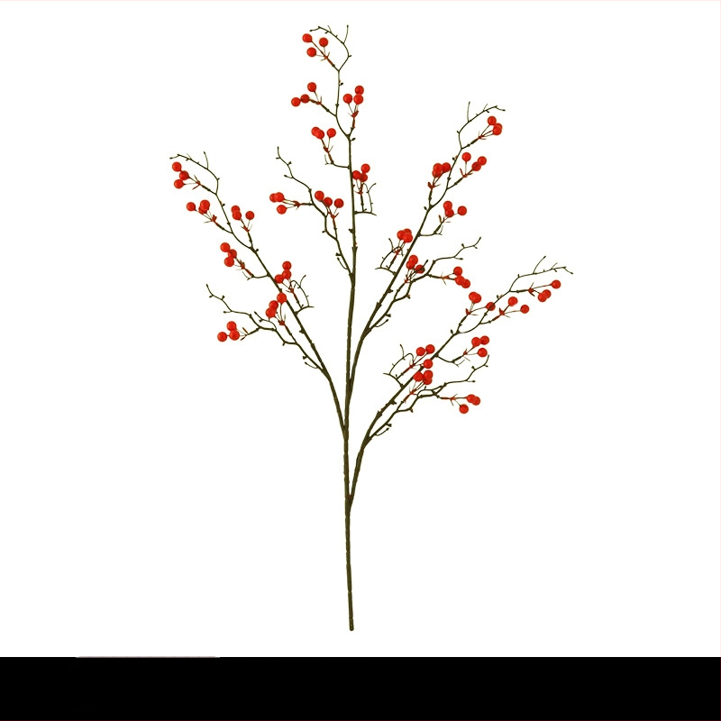 Umelý ovocný plod Fortune Fruit na jednej vetve, z plastovej peny, vstrekovacie formovanie, pre domovú dekoráciu a rekvizity na fotografovanie