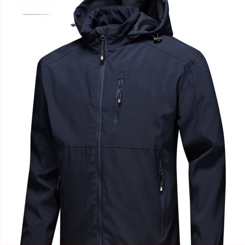 Pánska softshellová bunda, slim fit, kapucňa, zips, extra dĺžka, tkanina vinylon-poliester