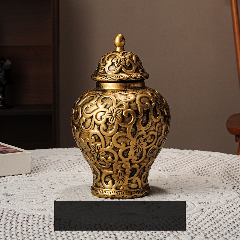 Keramická váza General Jar — Antický stredoveký štýl, ručne maľovaná, ručne vyrobená, európsky štýl (keramika; európsky štýl; ručne maľovaná; ručne vyrobená)