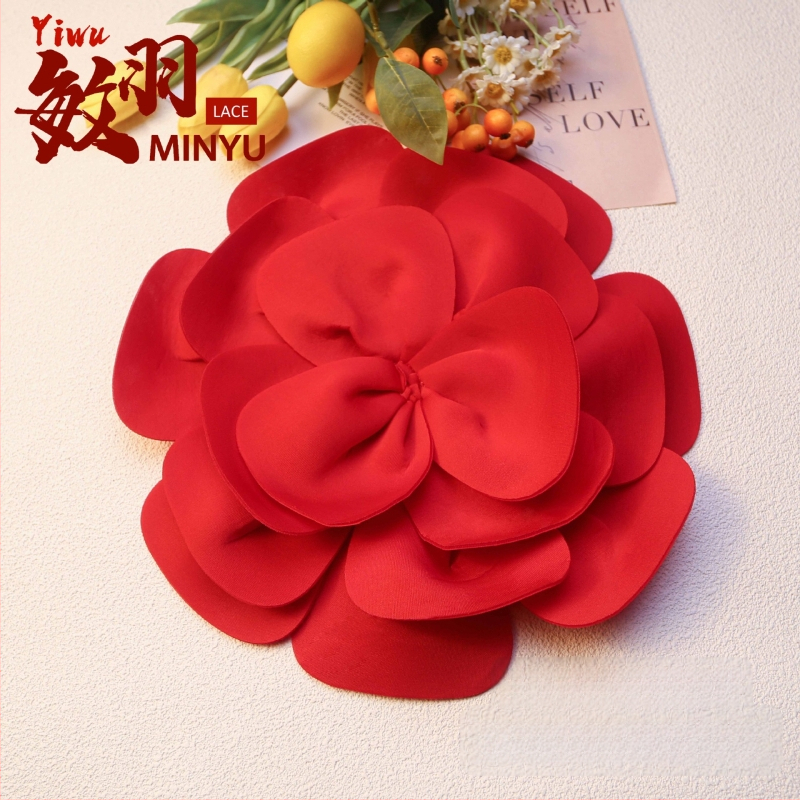 Minyu DIY kvety nášivky na odevy – polyesterové doplnky pre odevy