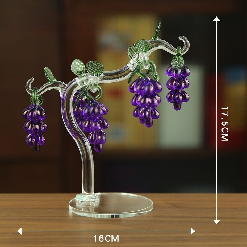 Krištáľový sklenený stojan na telefón, ozdoba – model LSSJBJ478, Jiang Shisheng, moderný minimalistický štýl