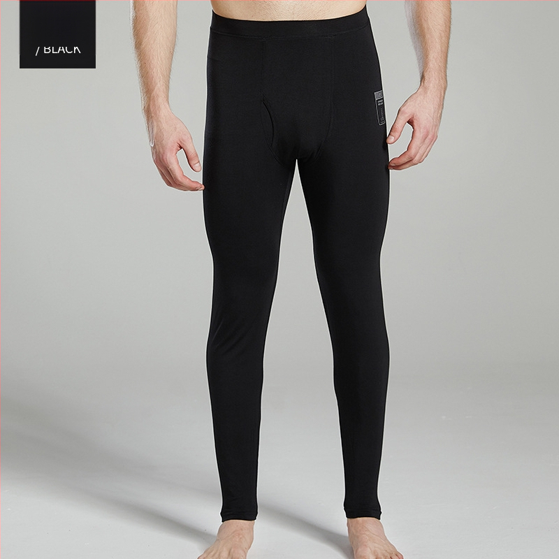 Pánske nohavice z modalového materiálu, antibakteriálne, vysoký pás, úzky strih, tenká látka