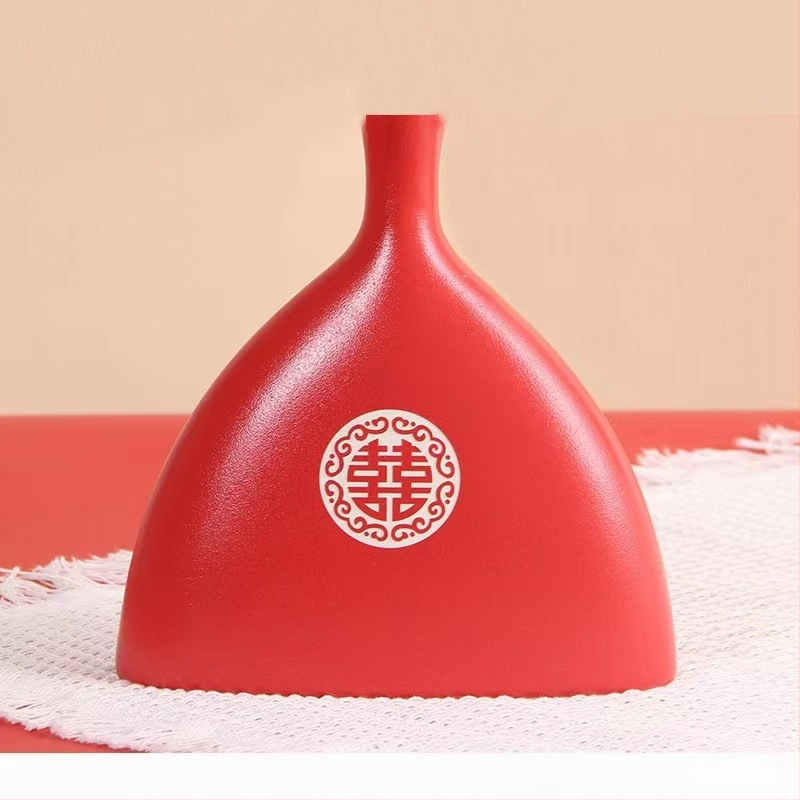 Qiyang Umelé kvety — Granátové jablko, Bohatá ovocná odroda, Materiál 1390, určené na obývaciu izbu a svadobnú výzdobu