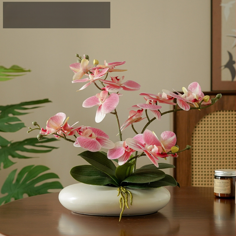 Umelý kvet Peónia pre stolovú dekoráciu, železná drôt, tkaný vzhľad, svadobné použitie