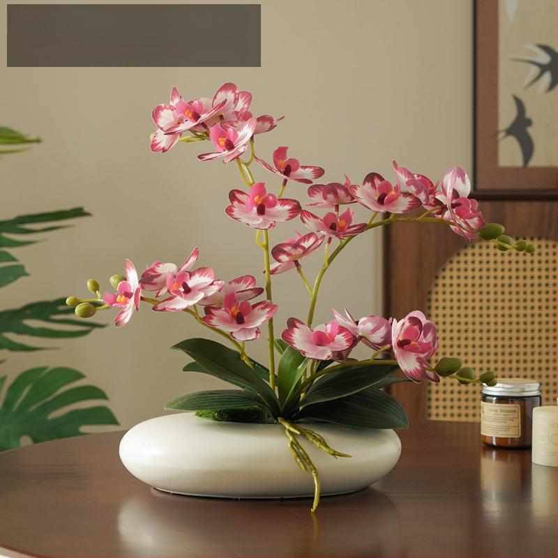 Umelý kvet Peónia pre stolovú dekoráciu, železná drôt, tkaný vzhľad, svadobné použitie